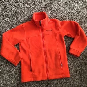 Orange Kids Columbia Fleece